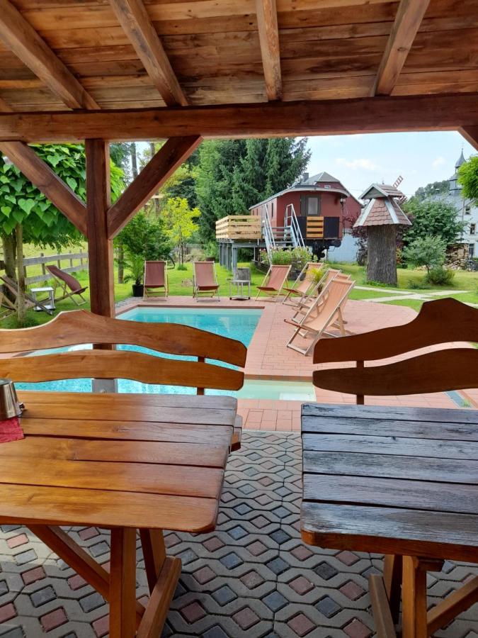 Ferienwohnungen Im Vogtland Heinsdorfergrund Extérieur photo